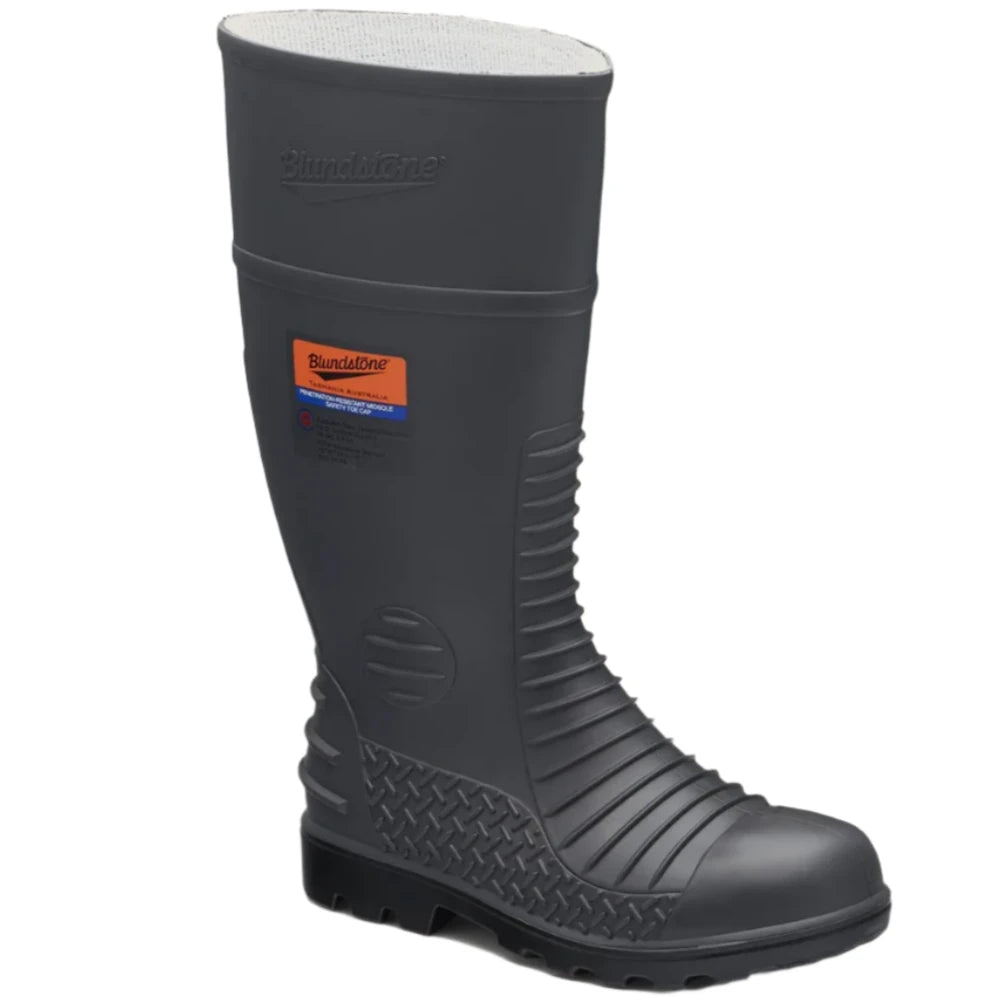 Blundstone Grey Comfort Arch Steel Toe And Midsole Gumboot (024) (Pre-Order) - Ace Workwear