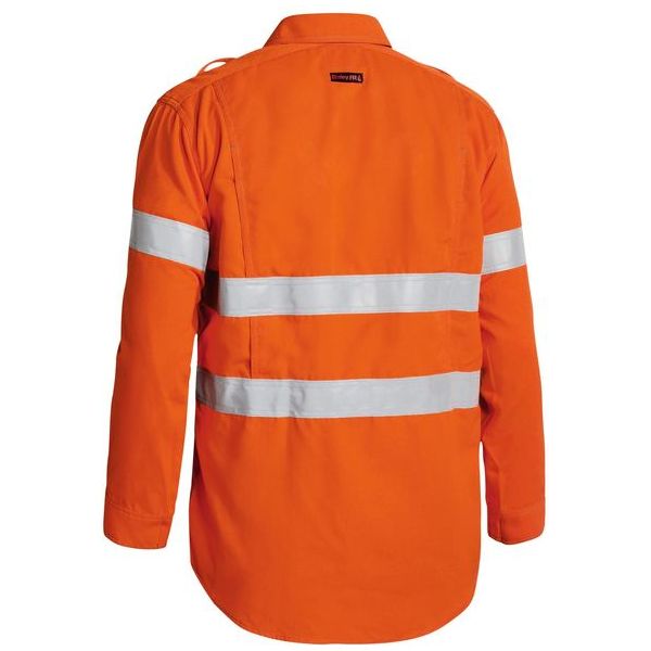 Bisley Tencate Tecasafe Plus Hi Vis Vented Shirt With Reflective Tape (BS8081T) - Ace Workwear