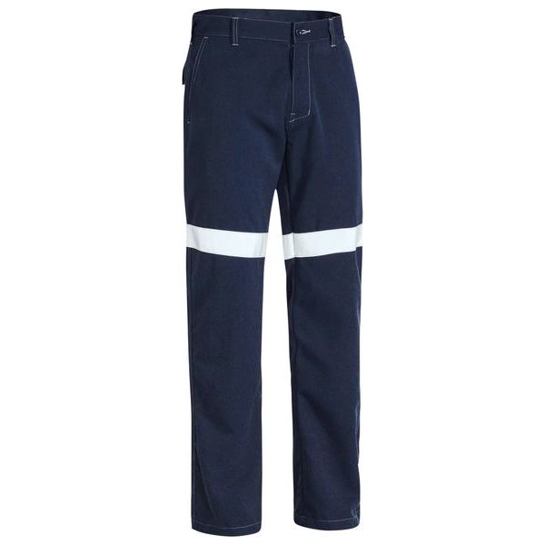 Bisley Tencate Tecasafe Plus Engineered FR Pant With FR Reflective Tape Around Upper Leg (BP8090T) - Ace Workwear