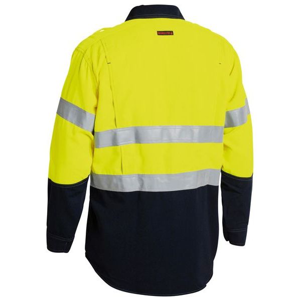 Bisley Tencate Tecasafe Plus Taped FR Vented Long Sleeve Shirt (BS8082T)