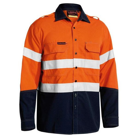 Bisley Tencate Tecasafe Plus Taped FR Vented Long Sleeve Shirt (BS8082T) - Ace Workwear