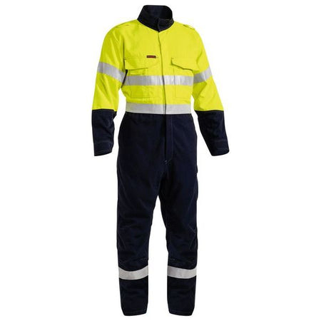 Bisley Tencate Tecasafe Plus Taped Hi Vis Vented Coverall (BC8086T) - Ace Workwear