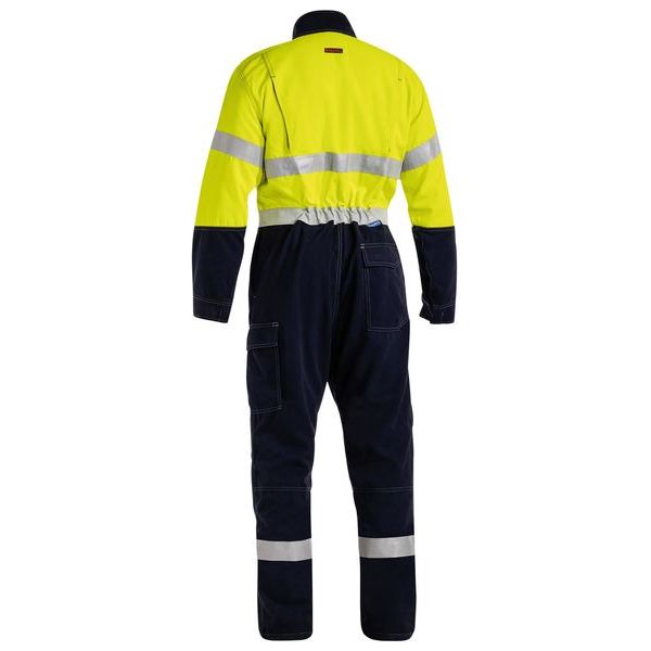 Bisley Tencate Tecasafe Plus Taped Hi Vis Vented Coverall (BC8086T) - Ace Workwear