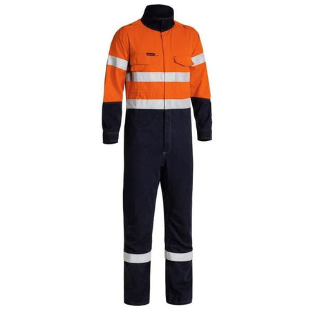 Bisley Tencate Tecasafe Plus Taped Hi Vis Vented Coverall (BC8086T) - Ace Workwear