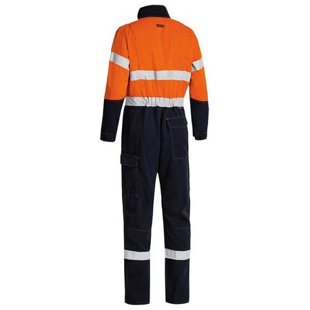 Bisley Tencate Tecasafe Plus Taped Hi Vis Vented Coverall (BC8086T) - Ace Workwear