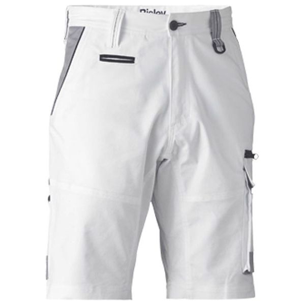 Bisley Painters Contrast Flat Front Cargo Shorts (BSHC1422)