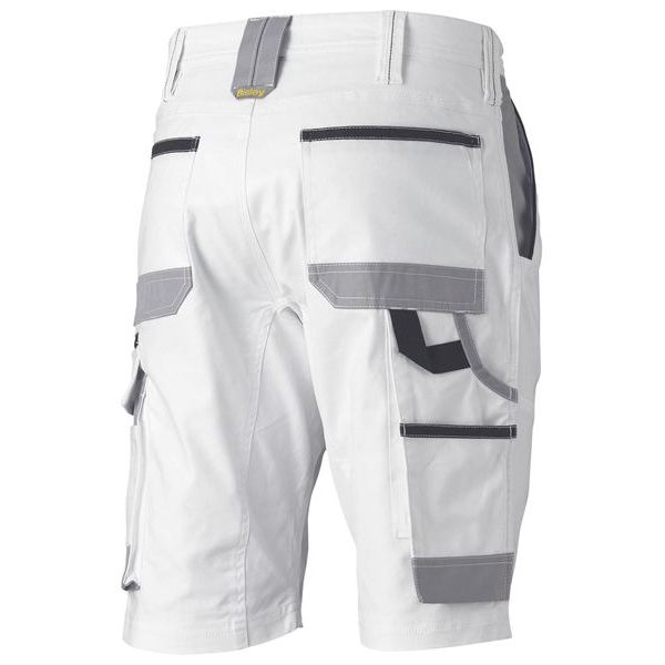 Bisley Painters Contrast Flat Front Cargo Shorts (BSHC1422)