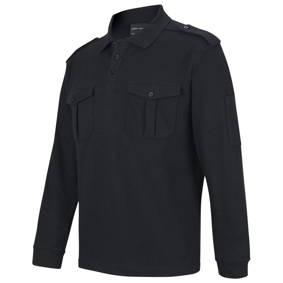 JB's L/S 250 Epaulette Polo (210EL) - Ace Workwear