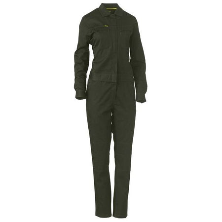 Bisley Womens Cotton Drill Coverall With Waist Zip Opening (BCL6065) - Ace Workwear