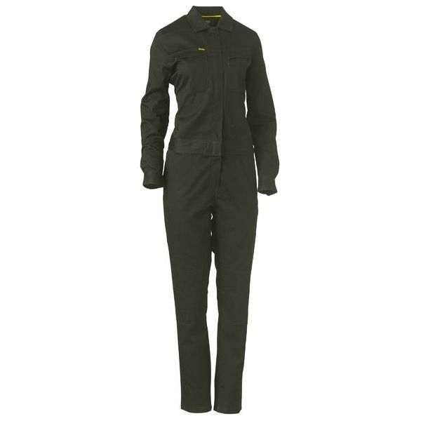 Bisley Womens Cotton Drill Coverall With Waist Zip Opening (BCL6065)