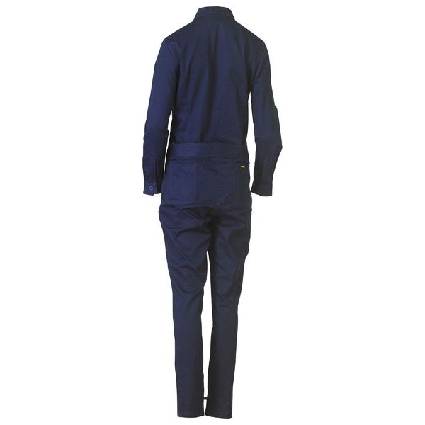 Bisley Womens Cotton Drill Coverall With Waist Zip Opening (BCL6065) - Ace Workwear