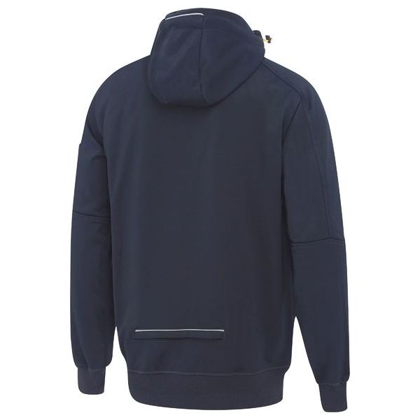 Bisley Zip-Front Work Fleece Hoodie With Sherpa Lining (BK6925) - Ace Workwear