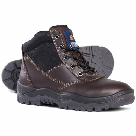 Mongrel Brown Non Safety Lace Up Boot (917030) - Ace Workwear