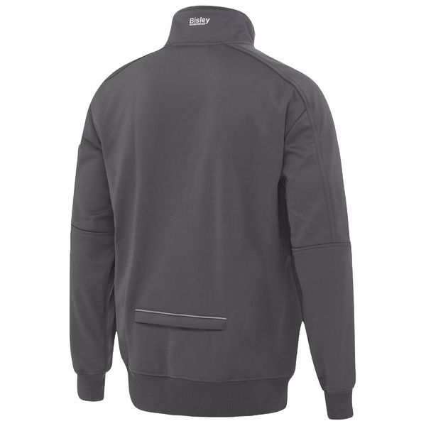 Bisley 1/4 Zip Work Fleece Pullover With Sherpa Lining (BK6924) - Ace Workwear