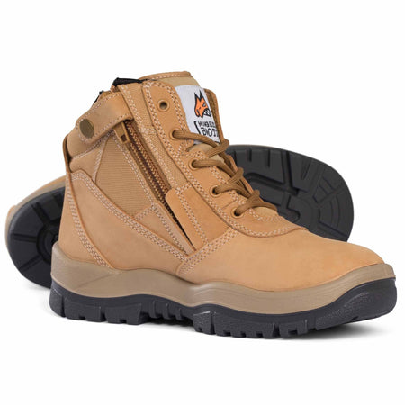 Mongrel Wheat Non Safety Zipsider Boot (961050) - Ace Workwear