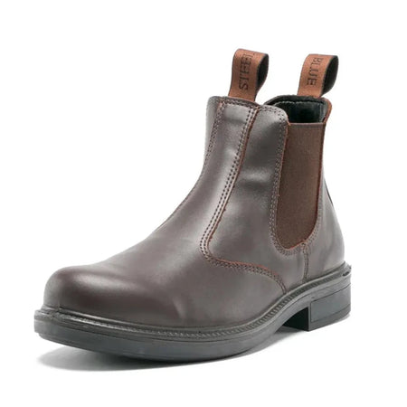 Steel Blue Winter Brown Randwick Elastic Side Soft Toe Non Safety Boot (310220) (Pre-Order) - Ace Workwear