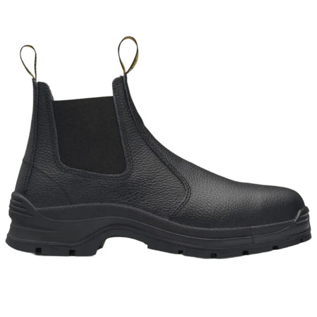 Blundstone Black Print Leather Elastic Side Safety Boot Steel Cap (310) (Pre Order) - Ace Workwear