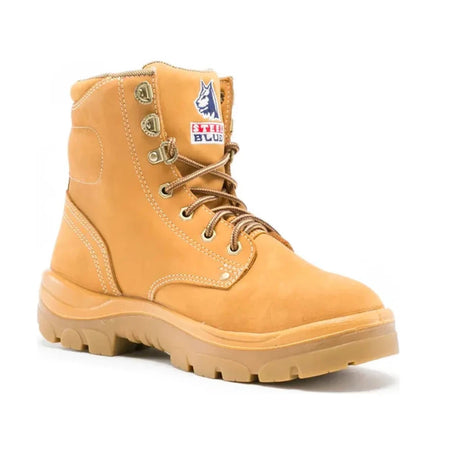 Steel Blue Wheat Argyle Lace up Steel Toe Cap Safety Boot (312102) (Pre-Order) - Ace Workwear