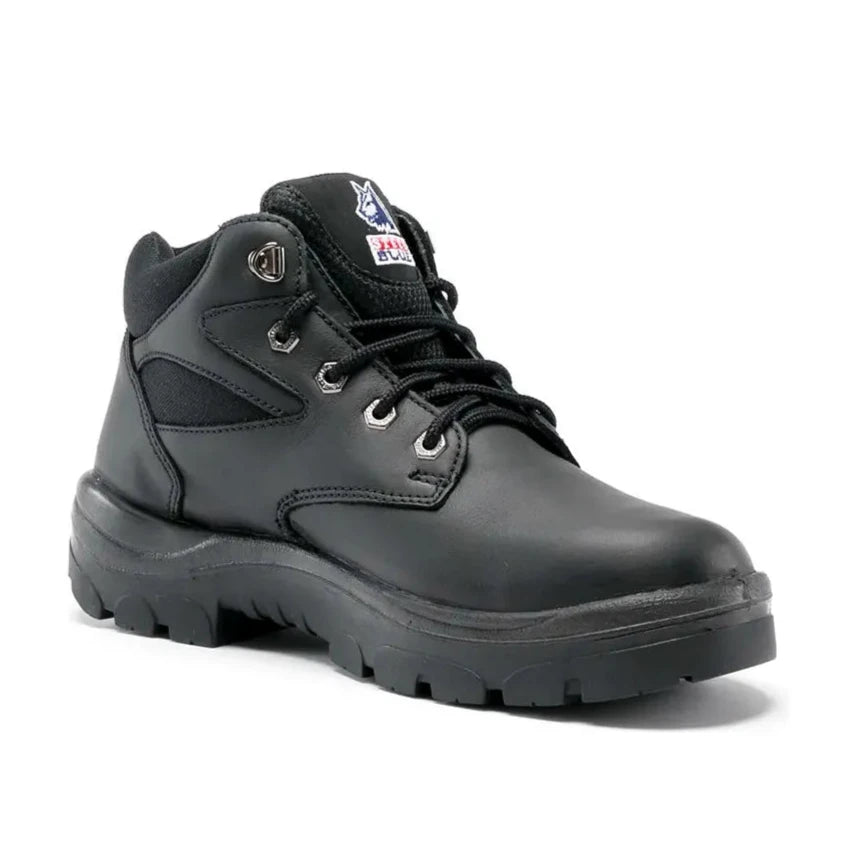 Steel Blue Black Whyalla Lace Up Steel Toe Cap Safety Boot (312108) (Pre-Order) - Ace Workwear