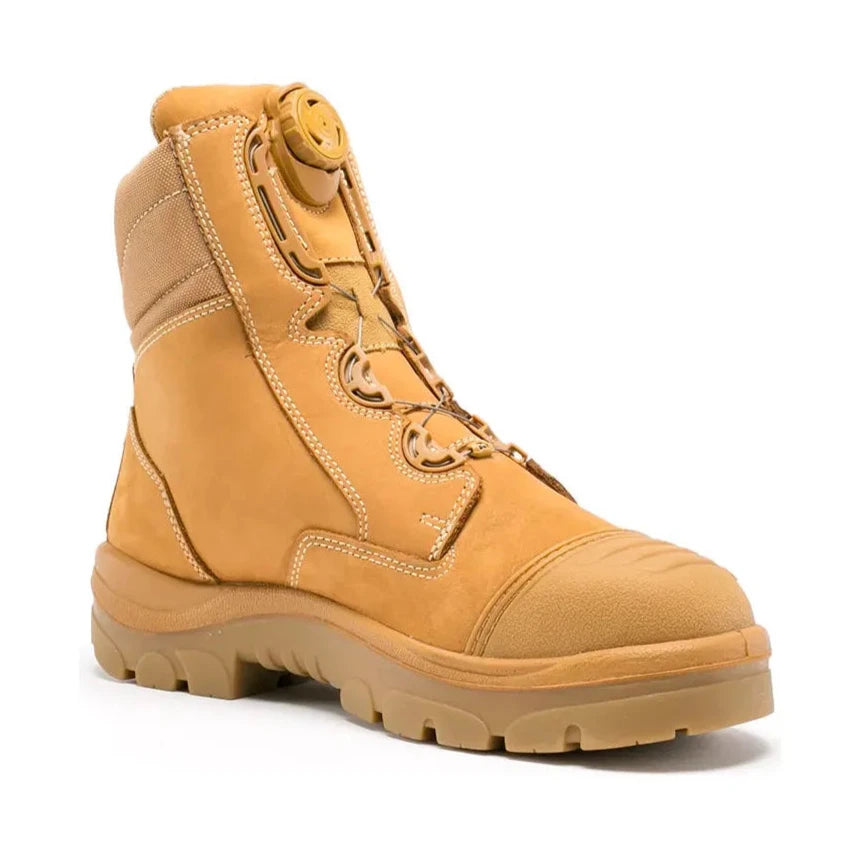 Steel Blue Wheat Southern Cross Spin-FX Steel Toe Cap Safety Boot With Scuff Cap (312630) (Pre-Order) - Ace Workwear