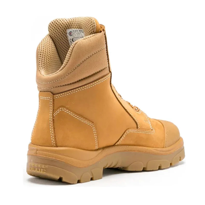 Steel Blue Wheat Southern Cross Spin-FX Steel Toe Cap Safety Boot With Scuff Cap (312630) (Pre-Order) - Ace Workwear