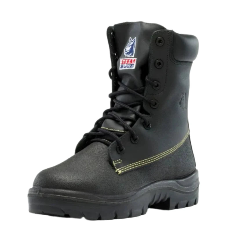 Steel Blue Black Jarrah Lace Up Steel Toe Cap Safety Boot (322313) (Pre-Order) - Ace Workwear