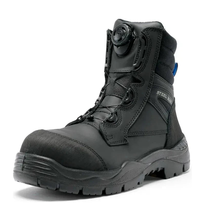 Steel Blue Black Torquay Spin-FX Safety Boot With Scuff Guard (327530) (Pre-Order) - Ace Workwear