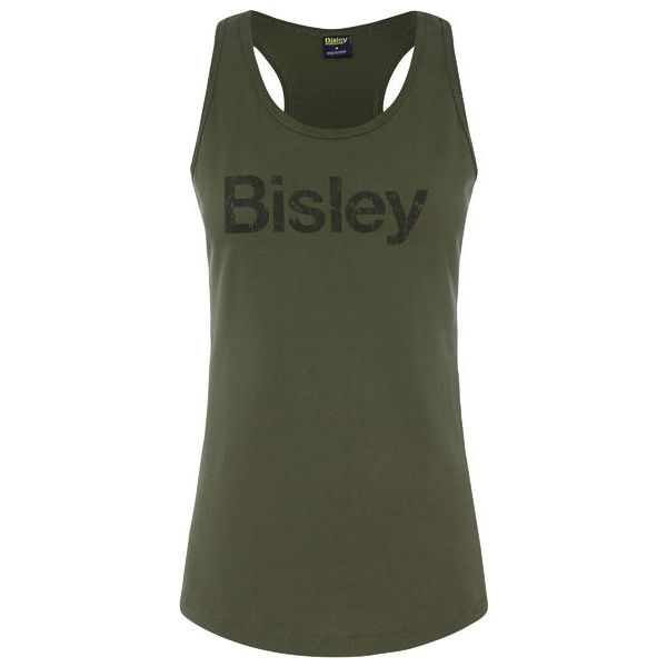 Bisley Womens Cotton Bisley Logo Singlet (BKSL063) - Ace Workwear