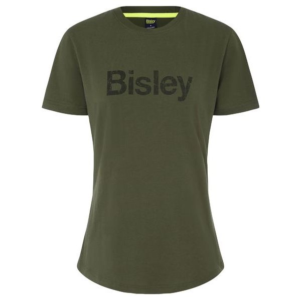 Bisley Womens Cotton Bisley Logo Tee (BKTL064) - Ace Workwear