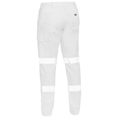 Bisley Modern Fit Taped Biomotion Stretch Cotton Drill Cargo Cuffed Pants (BPC6028T) - Ace Workwear