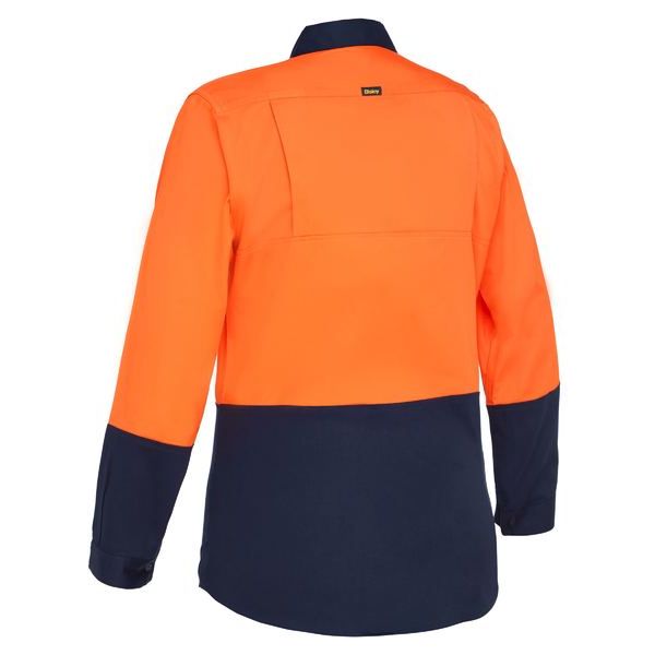 Bisley Womens Cool Lightweight Hi Vis Drill Shirt (BL6895) - Ace Workwear