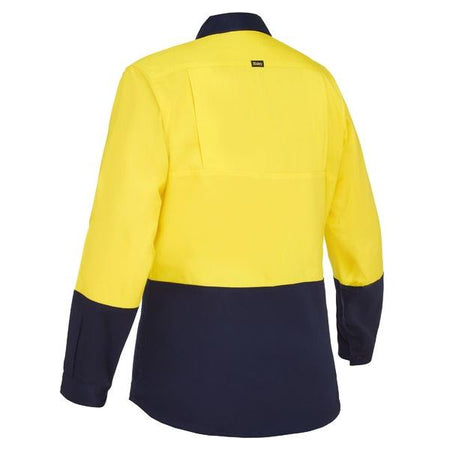 Bisley Womens Cool Lightweight Hi Vis Drill Shirt (BL6895) - Ace Workwear