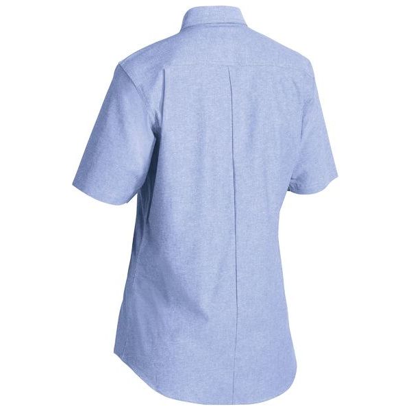 Bisley Womens Short Sleeve Chambray Shirt (BL1407) - Ace Workwear