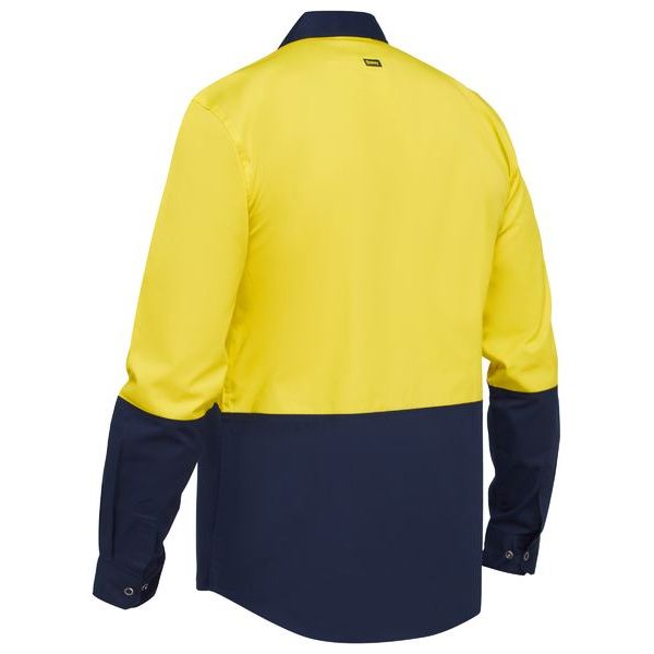 Bisley Two Tone Hi Vis Long Sleeve Shirt (BS6442)