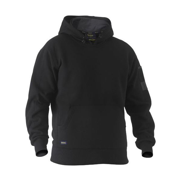 Bisley Work Fleece Hoodie With Front Kangaroo Pouch Pocket (BK6724) - Ace Workwear