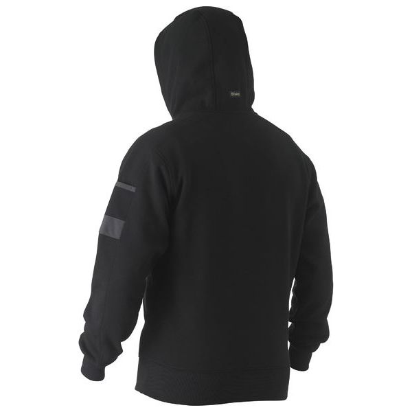 Bisley Work Fleece Hoodie With Front Kangaroo Pouch Pocket (BK6724) - Ace Workwear