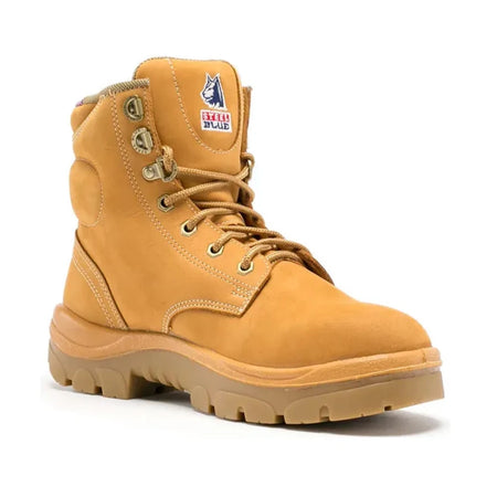 Steel Blue Wheat Argyle Ladies Lace up Steel Toe Cap Safety Boot (512702) (Pre-Order) - Ace Workwear