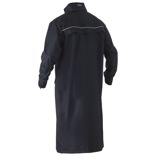 Bisley Long Rain Coat With Built In Concealed Hood (BJ6962) - Ace Workwear