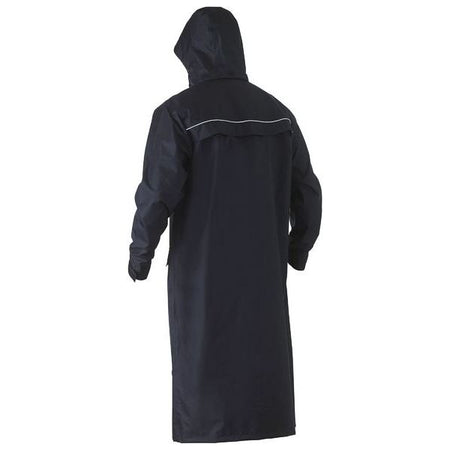 Bisley Long Rain Coat With Built In Concealed Hood (BJ6962) - Ace Workwear