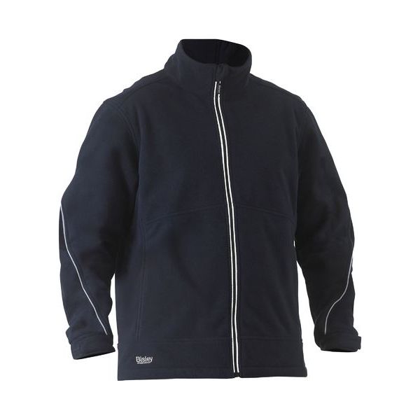 Bisley Bonded Micro Fleece Jacket With Reflective Accent (BJ6771)