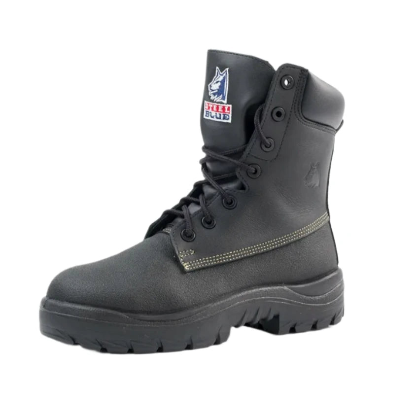 Steel Blue Black Jarrah Ladies Lace Up Steel Toe Cap Safety Boot (522713) (Pre-Order) - Ace Workwear