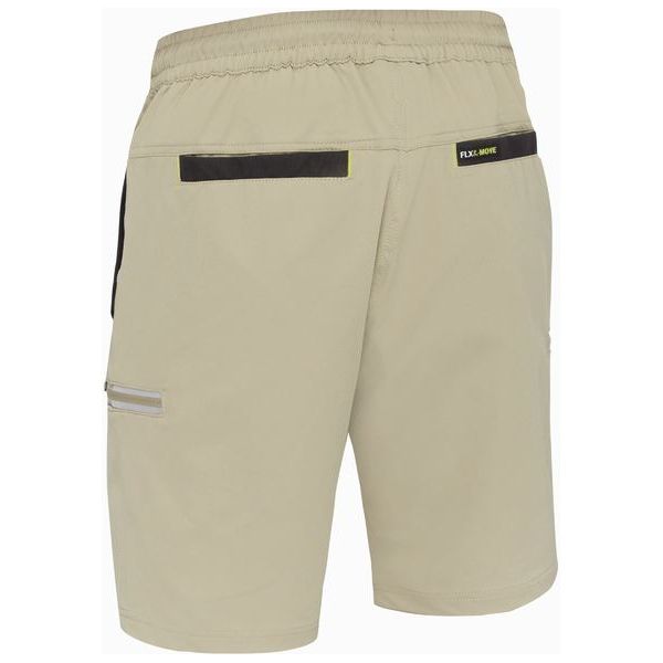 Bisley Flx & Move 4 Way Stetch Elastic Waist Cargo Short (BSHC1333) - Ace Workwear