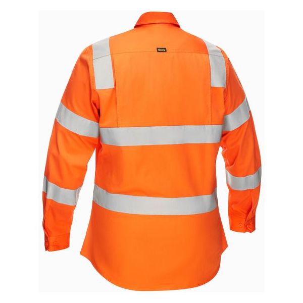 Bisley Women's Taped Biomotion Cool Lightweight Hi Vis Shirt (BL6016T) - Ace Workwear