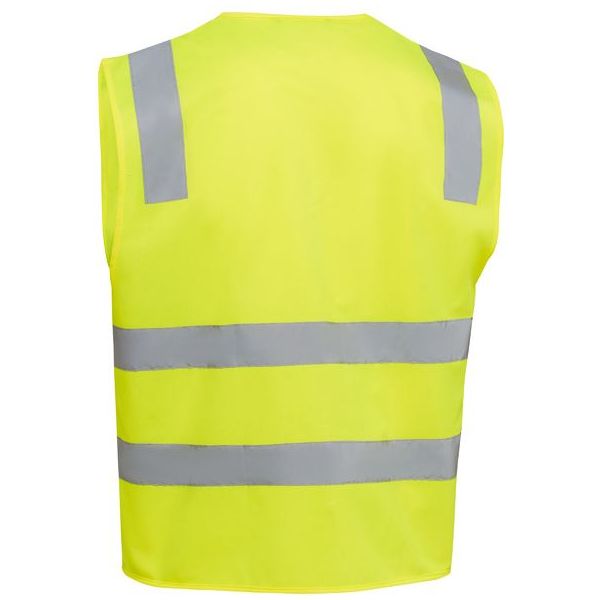 Bisley Taped Hi Vis Safety Zip Vest (BV0341T)