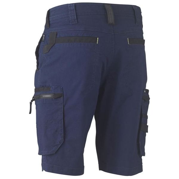 Bisley Flx & Move Stretch Utility Zip Cargo Short (BSHC1330) - Ace Workwear