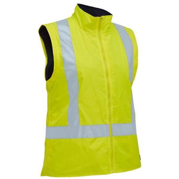 Bisley Womens Taped Hi Vis 5 In 1 Rain Jacket (BKL6975) - Ace Workwear