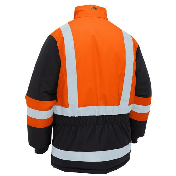 Bisley H Taped Hi Vis Freezer Hooded Jacket (BJ6454HT)