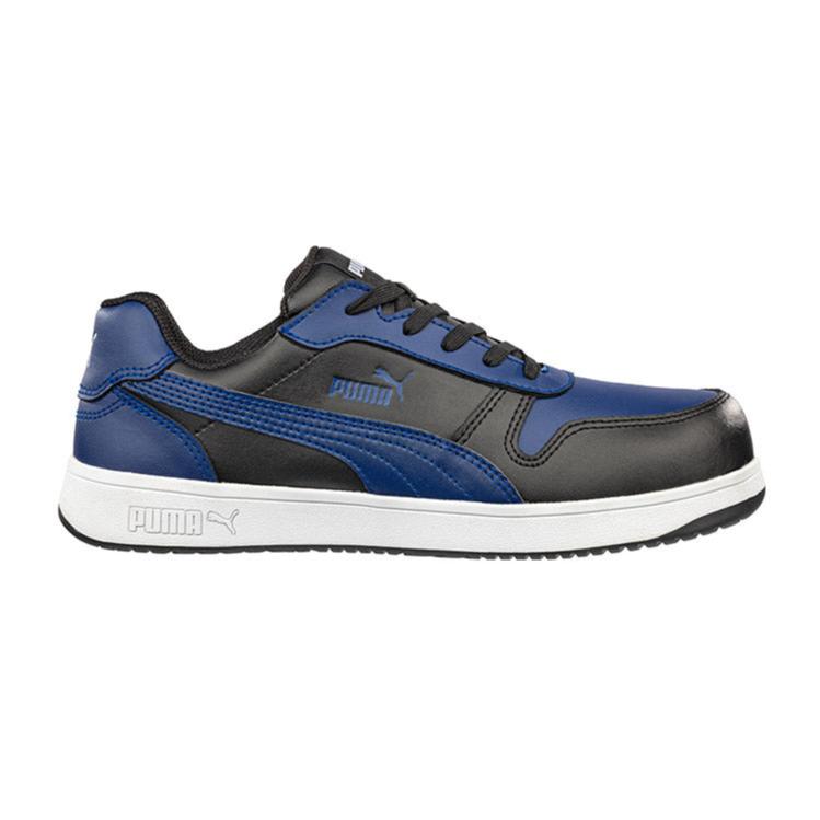 Puma Blue/Black Frontcourt Low Fibreglass Toe Cap Lace Up Safety Shoe (640277) (Pre Order) - Ace Workwear