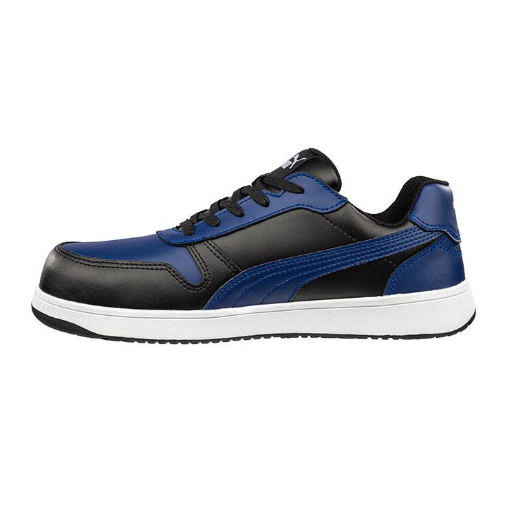 Puma Blue/Black Frontcourt Low Fibreglass Toe Cap Lace Up Safety Shoe (640277) (Pre Order) - Ace Workwear