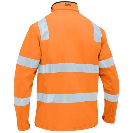 Bisley Taped Hi Vis Soft Shell Jacket (BJ6058T)